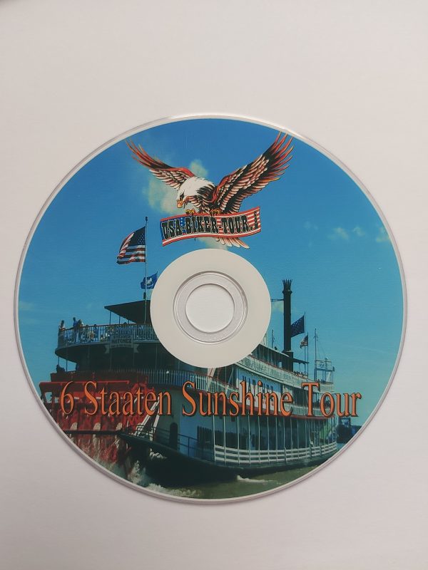 DVD mit Video der 6 Staaten Sunshine Tour