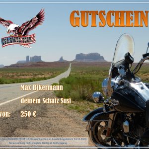 Gutschein von USA BIKER TOUR