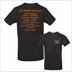 Tour-Shirt Wild West schwarz/orange