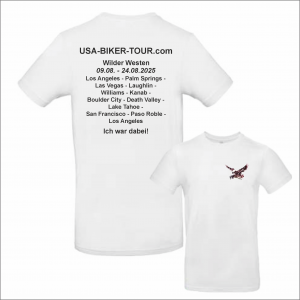 Tour-Shirt Wild West weiß/schwarz