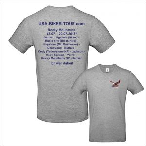 Tour-Shirt Rocky Mountains grau/blau